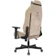 Кресло игровое Knight N1 Fabric бежевый Light-21 с подголов. крестов. металл. Фото товара с разных ракурсов.