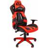 Игровое кресло Chairman game 25 Россия экопремиум черно-красныйй