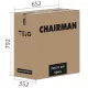 Кресло руководителя Chairman 668 Россия экопремиум коричневый (черный пластик). Фото товара с разных ракурсов.